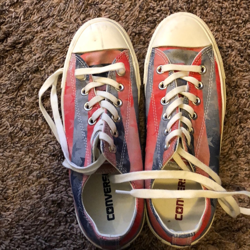 Red, White & Blue Converse